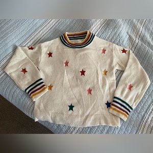 3 for 25$ NWOT!!! Jessica Simpson Lovely  colorful Stars Sweater size S/P